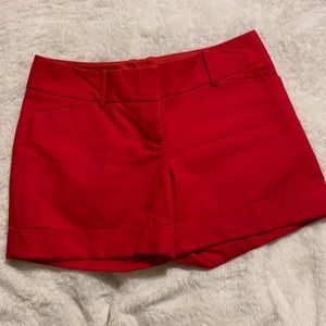 The Limited Red MIDI shorts